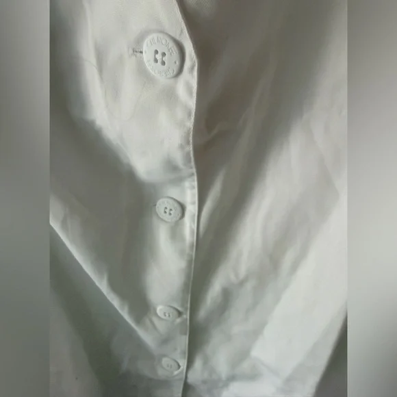 NWT Cherokee Modern Classic White Scrub Vest XL Nurse Medical Uniform - Picture 5 of 11